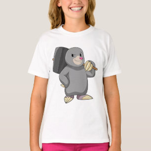 T-shirt Mole en Handyman avec Hammer