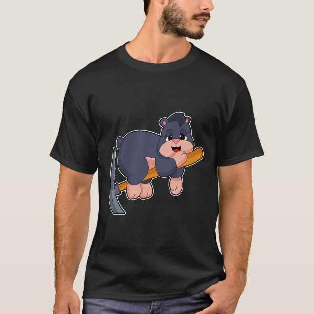 T-shirt Mole Miner Pickaxe (Devant)