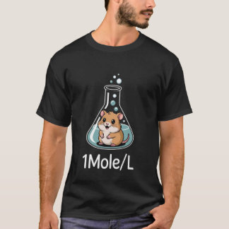 T-shirt Mole par litre drôle de chimie mole chimie Scie