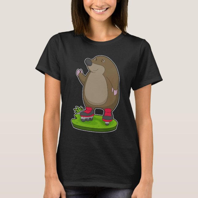 T-shirt Mole Patinage en ligne Patins à rouleaux (Devant)
