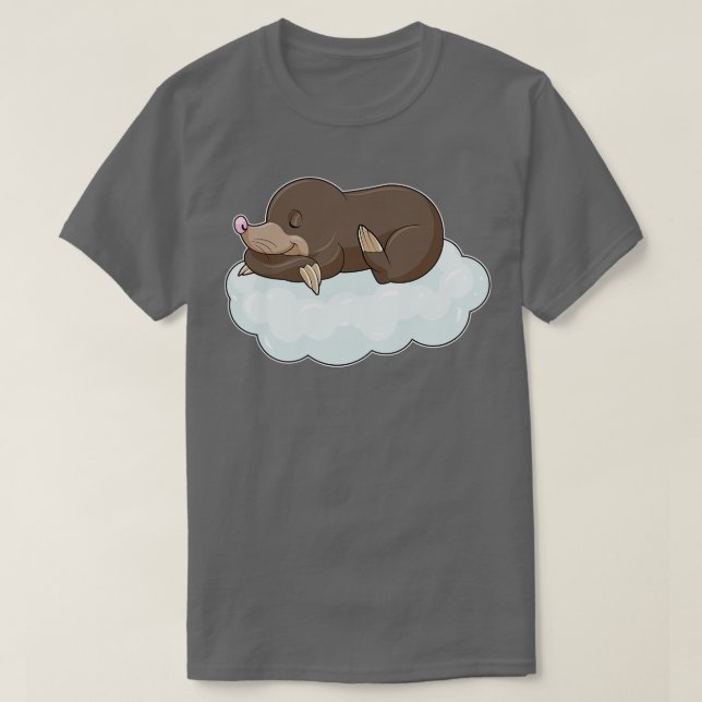 T-shirt Mole sur nuages (Design devant)