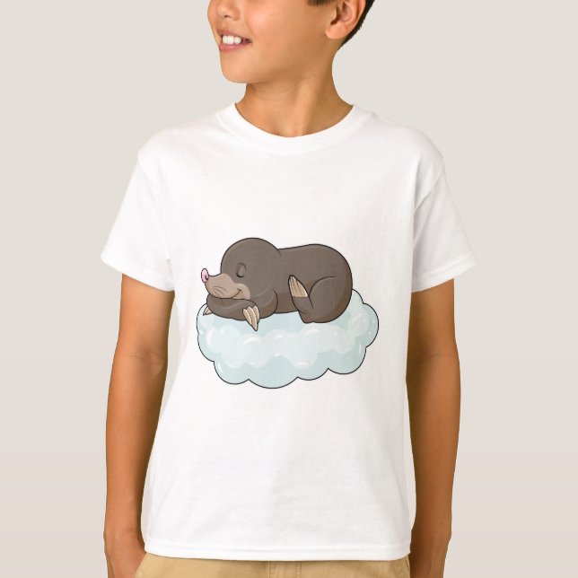 T-shirt Mole sur nuages (Devant)