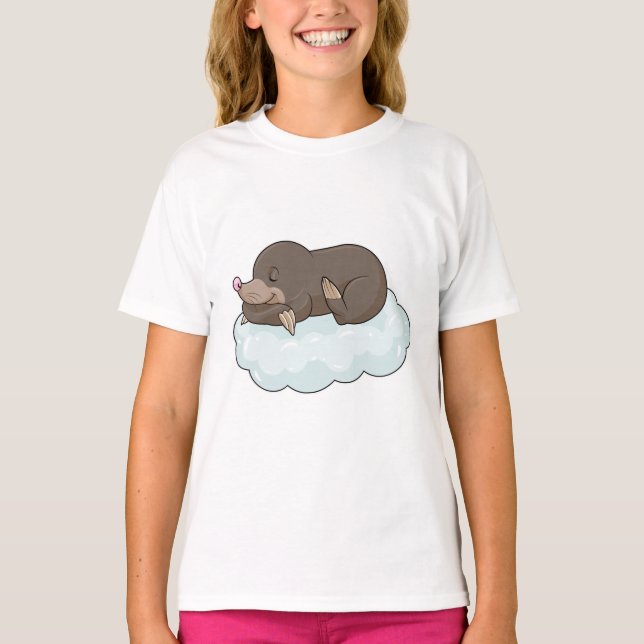 T-shirt Mole sur nuages (Devant)