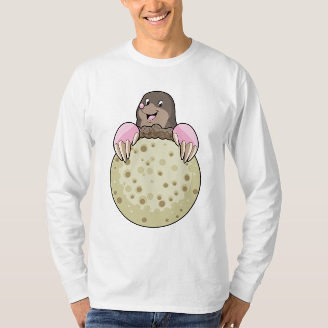 T-shirt Mole with Moon (Devant)
