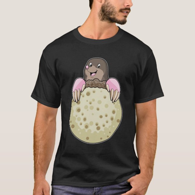 T-shirt Mole with Moon (Devant)