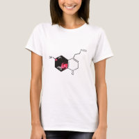 Molécule chimique avec vue sur l'espace