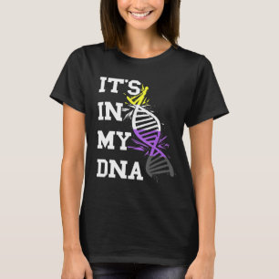 T-shirt Molécule d'ADN non binaire LGBT Pride non binaire