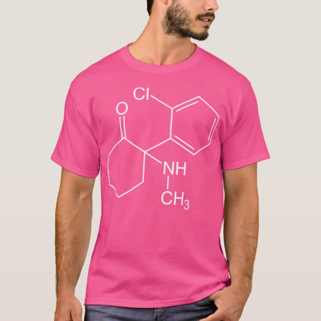 T-shirt Molécule kétamine Keta (Devant)
