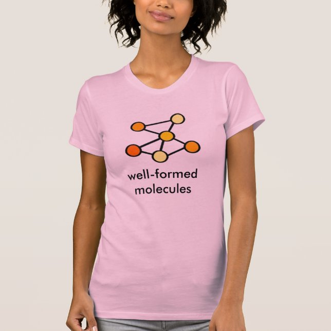 T-shirt molécules bien formées (Devant)