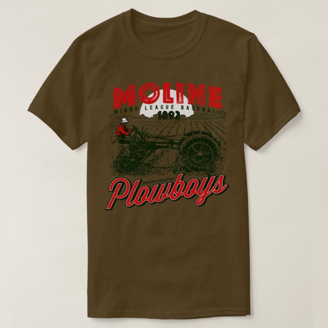 T-shirt Moline Plowboys (Design devant)