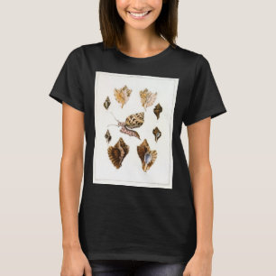 T-shirt Mollusques et escargots, organismes marins vintage