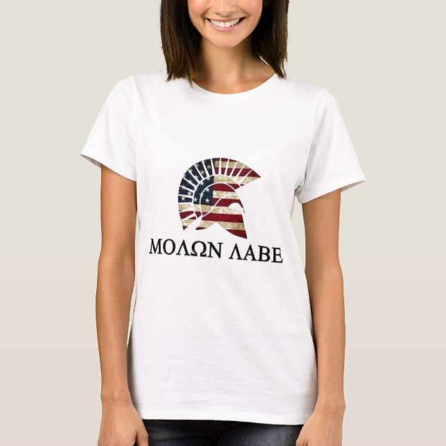 T-SHIRT MOLON LABE (Devant)