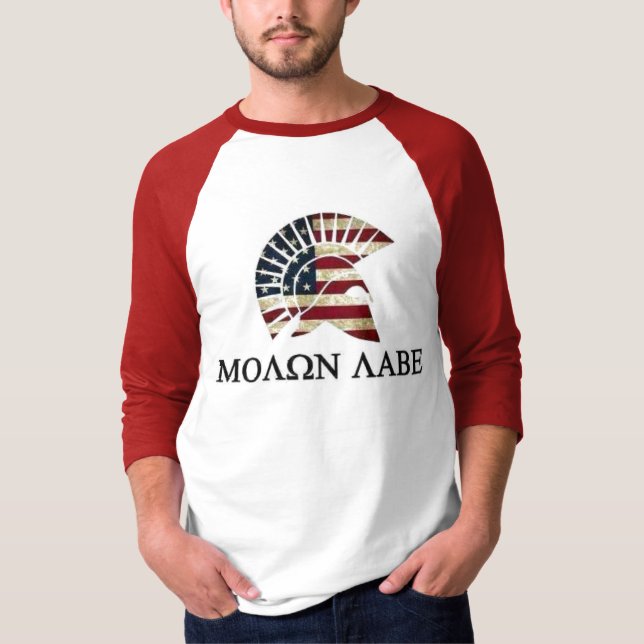 T-SHIRT MOLON LABE (Devant)