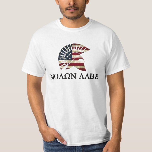 T-SHIRT MOLON LABE (Devant)