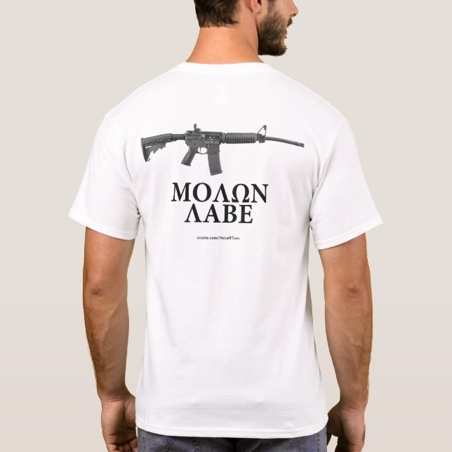 T-shirt Molon Labe (Dos)