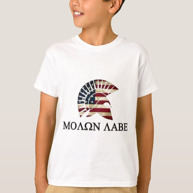 T-SHIRT MOLON LABE (Devant)