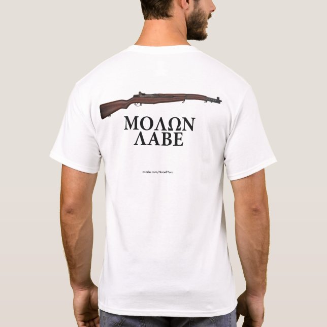 T-shirt Molon Labe (Dos)
