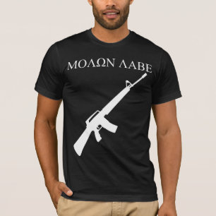 T-shirt MOLON LABE ! (Graphiques blancs)