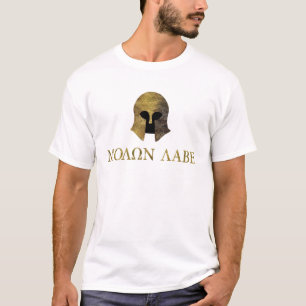 T-shirt Molon Labe, viennent les prendre (la version de