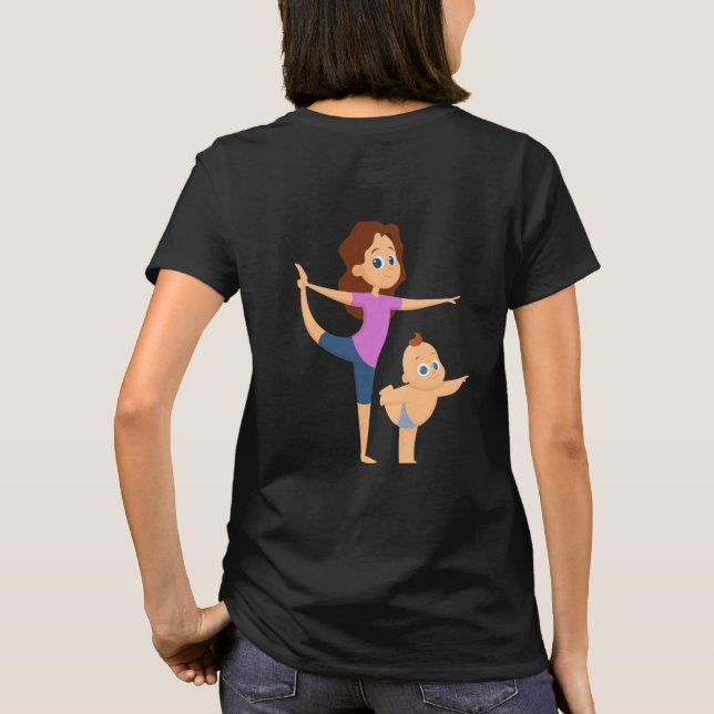 T-shirt MOM Alignez votre esprit Yoga (Dos)