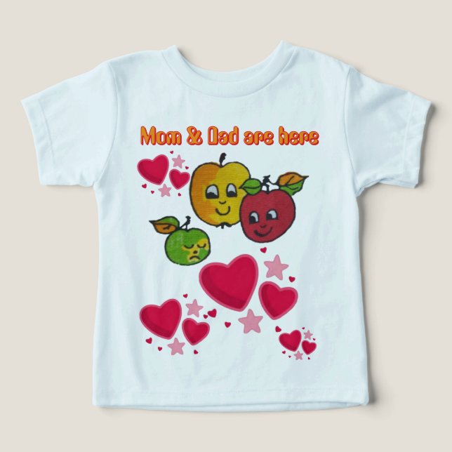 T-Shirt Mom and Dad (Design Recto)