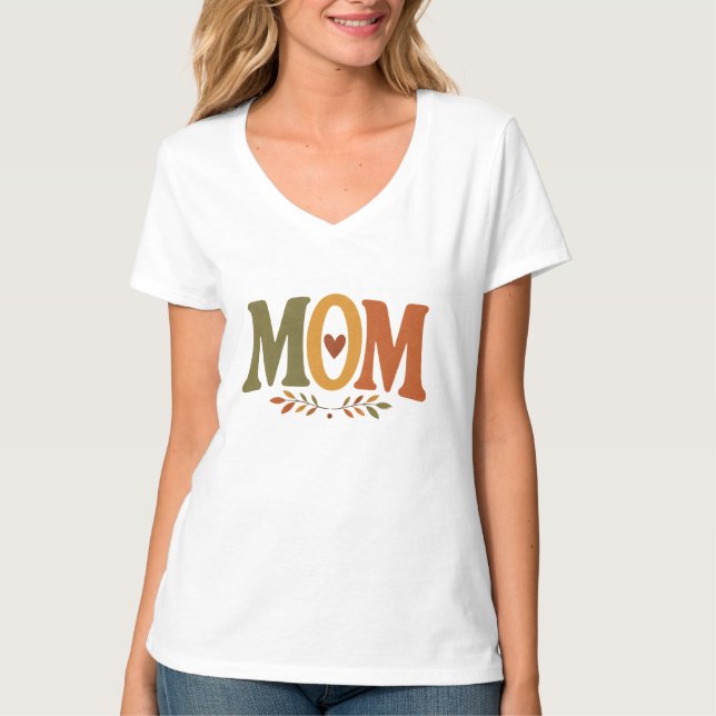 T-shirt MOM Confortable Automne Maternité (Devant)
