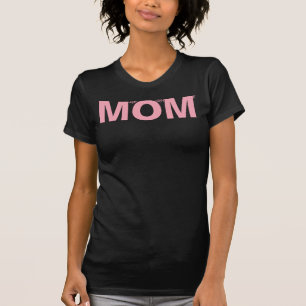 T-shirt MOM (doit m'obéir) rose