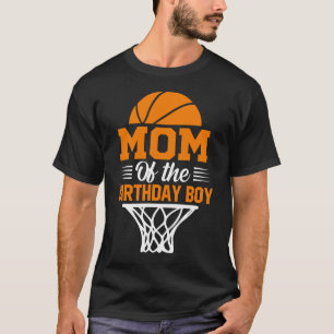 T-shirt MOM Du Basket-Ball Pour Enfants D'Anniversaire