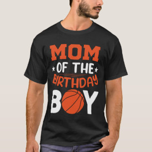 T-shirt MOM Du Basket-Ball Pour Enfants D'Anniversaire