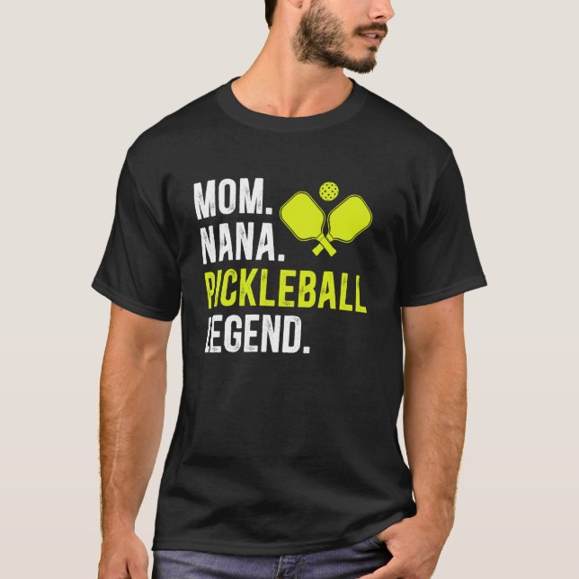 T-shirt Mom Nana Pickleball Nana Pickleball Player Nana Gr (Devant)