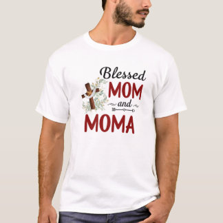 T-shirt Moma Béni Pour Femmes Décor Fleur Moma