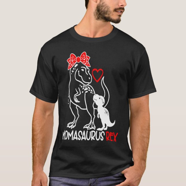 T-shirt Momasaurus Rex Mom of Boys Mother's Day Appreciati (Devant)