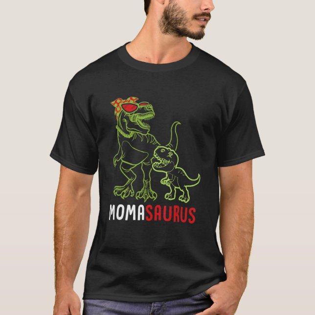 T-shirt Momasaurus Tyrannosaurus Dinosaur bébé (Devant)