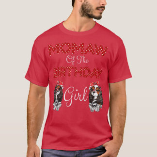 T-shirt Momaw De La Fille D'Anniversaire