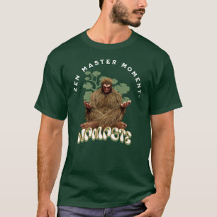 T-shirt Moment de maître zen Namaste - Méditation de Bigfo