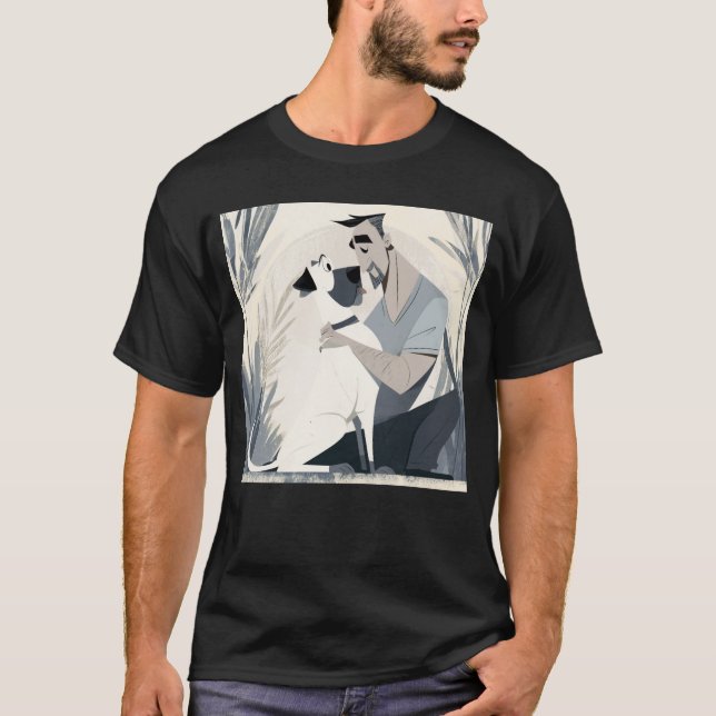 T-shirt Moment de Papa Chien (Devant)