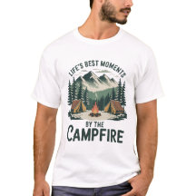 Moments autour du feu de camp Design montagne vint