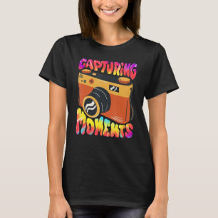 T-shirt Moments de capture Photographie Photographe Caméra