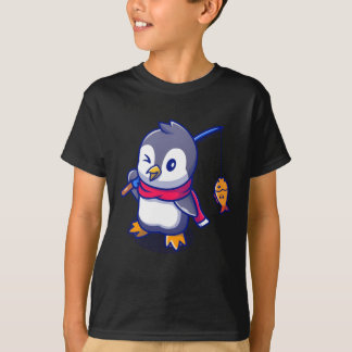 T-shirt Moments Magiques : Le Pingouin Répand la Joie et l