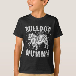 T-shirt Momie de Bouledogue Anglais - Halloween