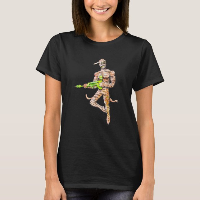 T-shirt Momie de l'espace (Devant)