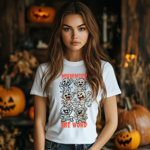 T-shirt Momie drôle qui danse le mot