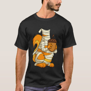 T-shirt Momie Écureuil Drôle Paresseux Costume Halloween E
