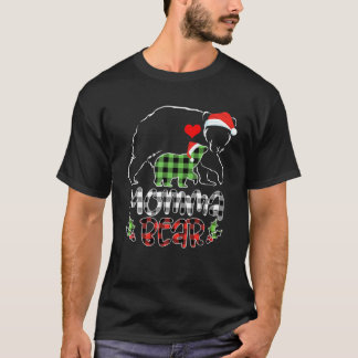 T-shirt Momma Buffalo Ours Plaid Maman Femmes Équipe Père 