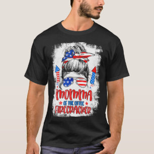 T-shirt Momma Du Petit Pirateur 4 juillet Naissance