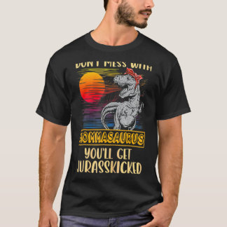 T-shirt Momma Rex Dinosaures Mommy Saurus