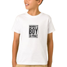 Momma's Boy mignonne Graphic Tee for Kids