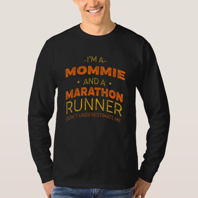 T-shirt Mommie et Marathon coureur Humour Sprinti (Devant)