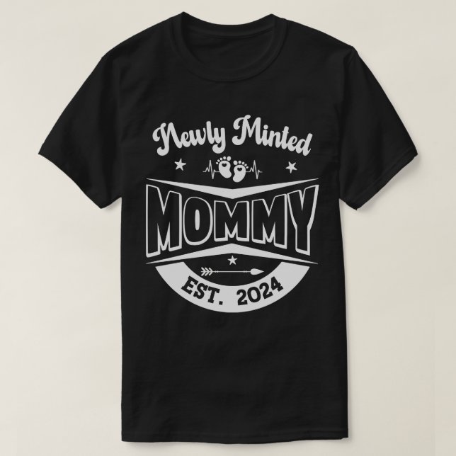 T-shirt Mommy Est 2024 (Design devant)