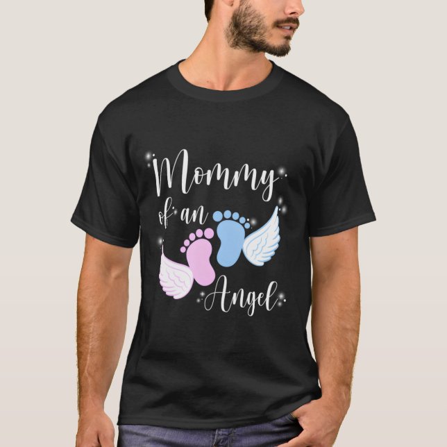 T-shirt Mommy Of An Angel Miscarriage Awareness Infant Los (Devant)